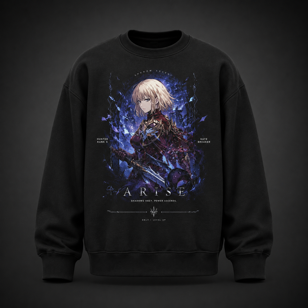 Cha Hae-In Solo Leveling Anime Sweatshirt - Shadow Ascent