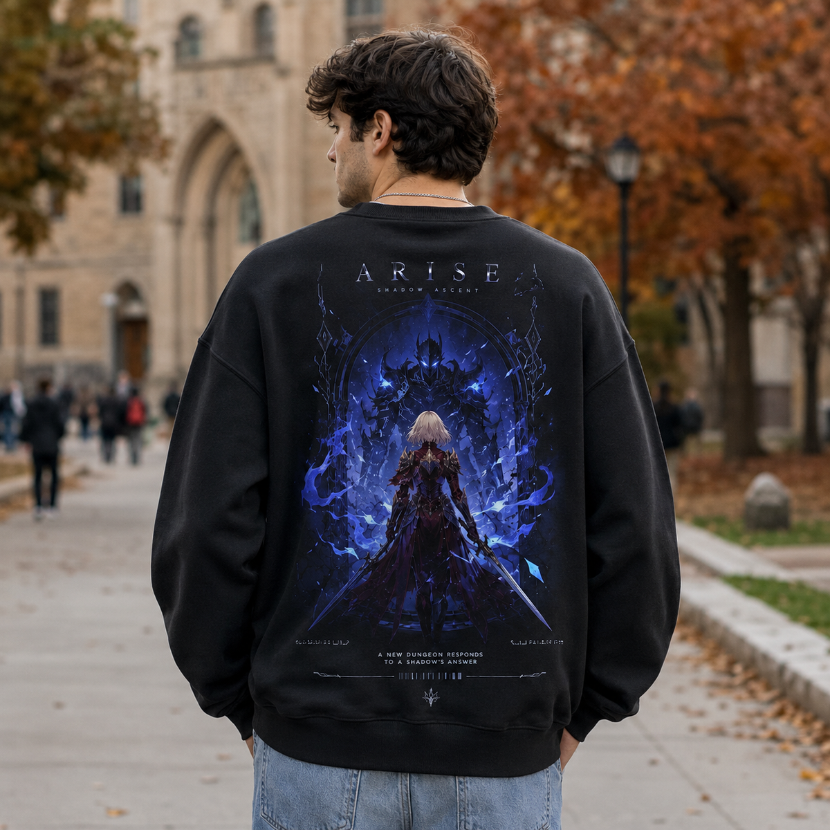 Cha Hae-In Solo Leveling Anime Sweatshirt - Shadow Ascent