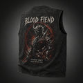 Chainsaw Man Anime Tank Top - (Denji) Blood Fiend Acid Wash Vest