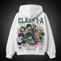 Class 1-A (Izuku Midoriya, Katsuki Bakugo, Ochaco Uraraka, Tenya Iida, Tsuyu Asui, Mina Ashido) My Hero Academia Anime Hoodie - Class Assemble