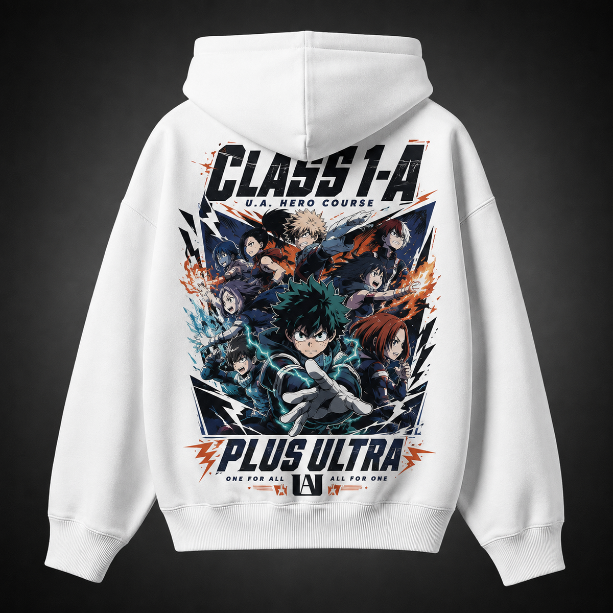 Class 1-A My Hero Academia Anime Hoodie - Ultra Charge