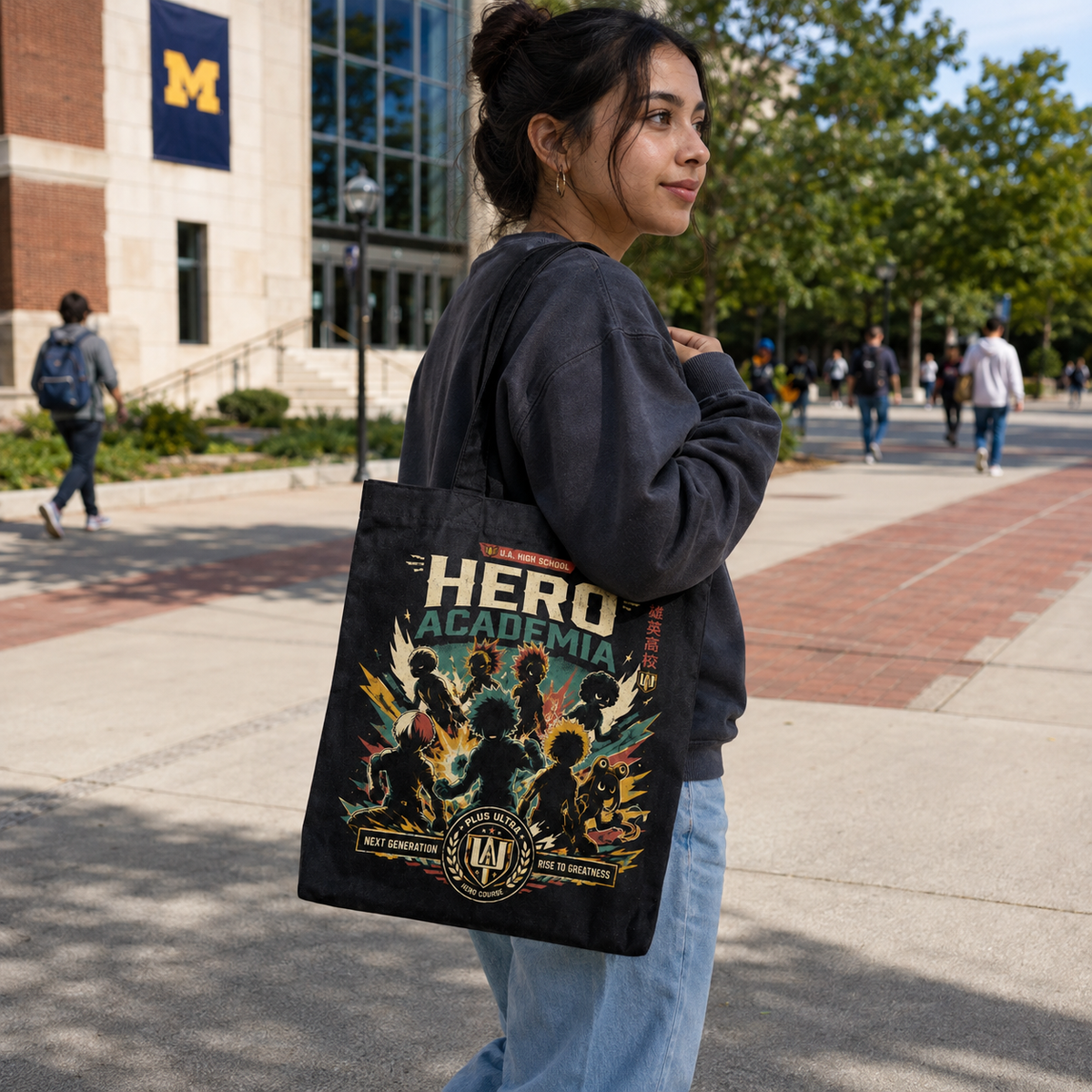 Class 1-A My Hero Academia Anime Canvas Tote Bag - Next Generation