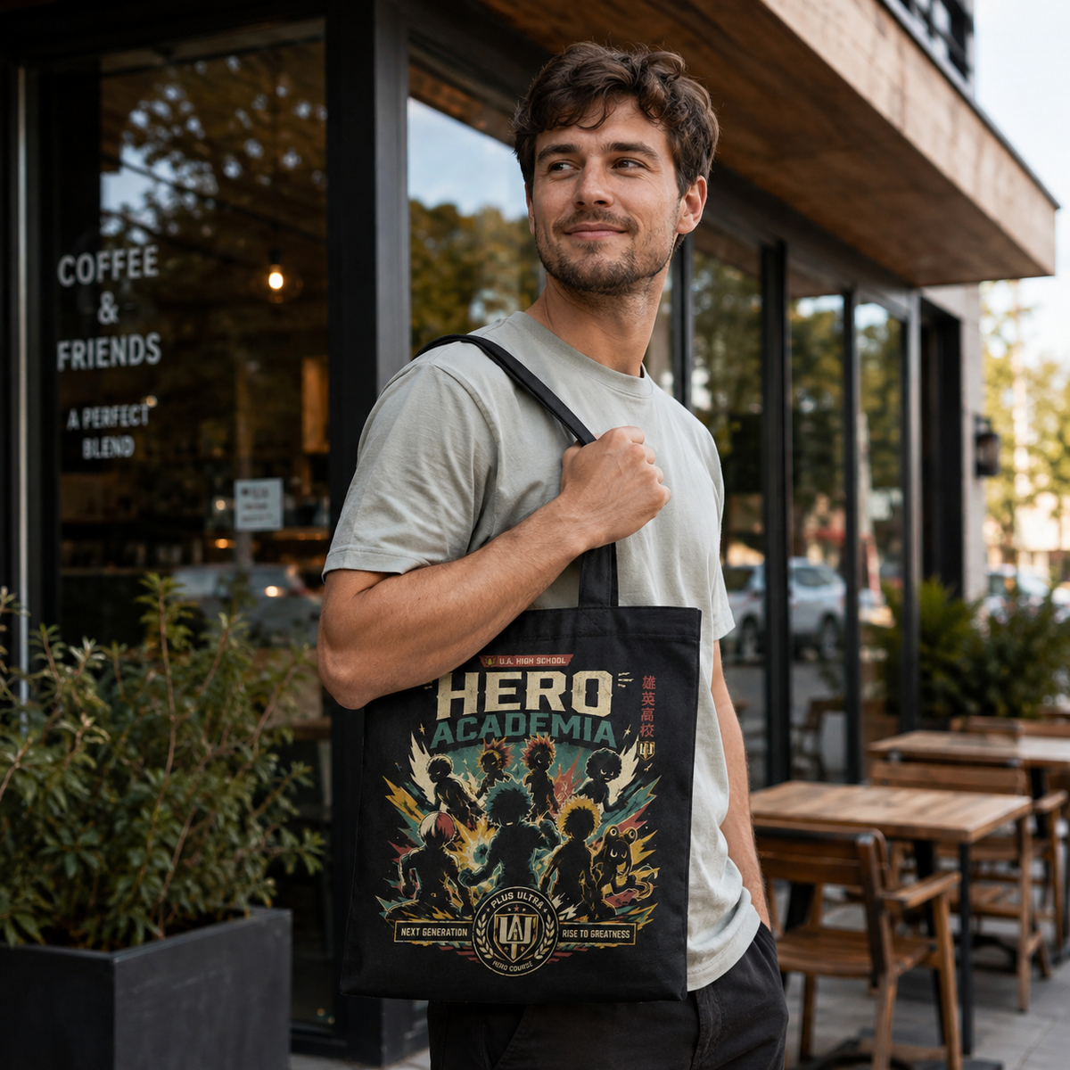 Class 1-A My Hero Academia Anime Canvas Tote Bag - Next Generation