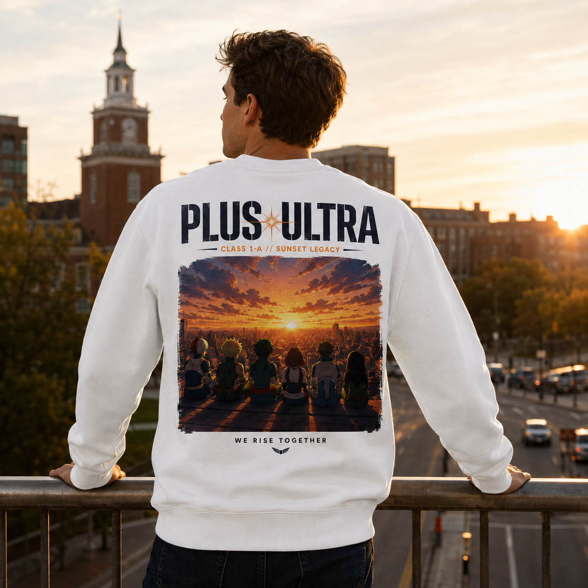 Class 1-A (Todoroki, Bakugo, Deku, Uraraka, Iida, Tsuyu) My Hero Academia Anime Sweatshirt - Sunset Legacy