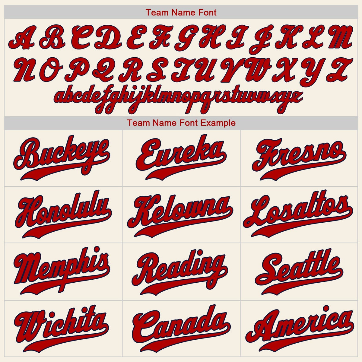 Custom Baseball Jersey - Cream Red-Navy - Style Cream0026