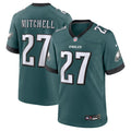 Philadelphia Eagles Quinyon Mitchell Midnight Green Player Game Football Jersey