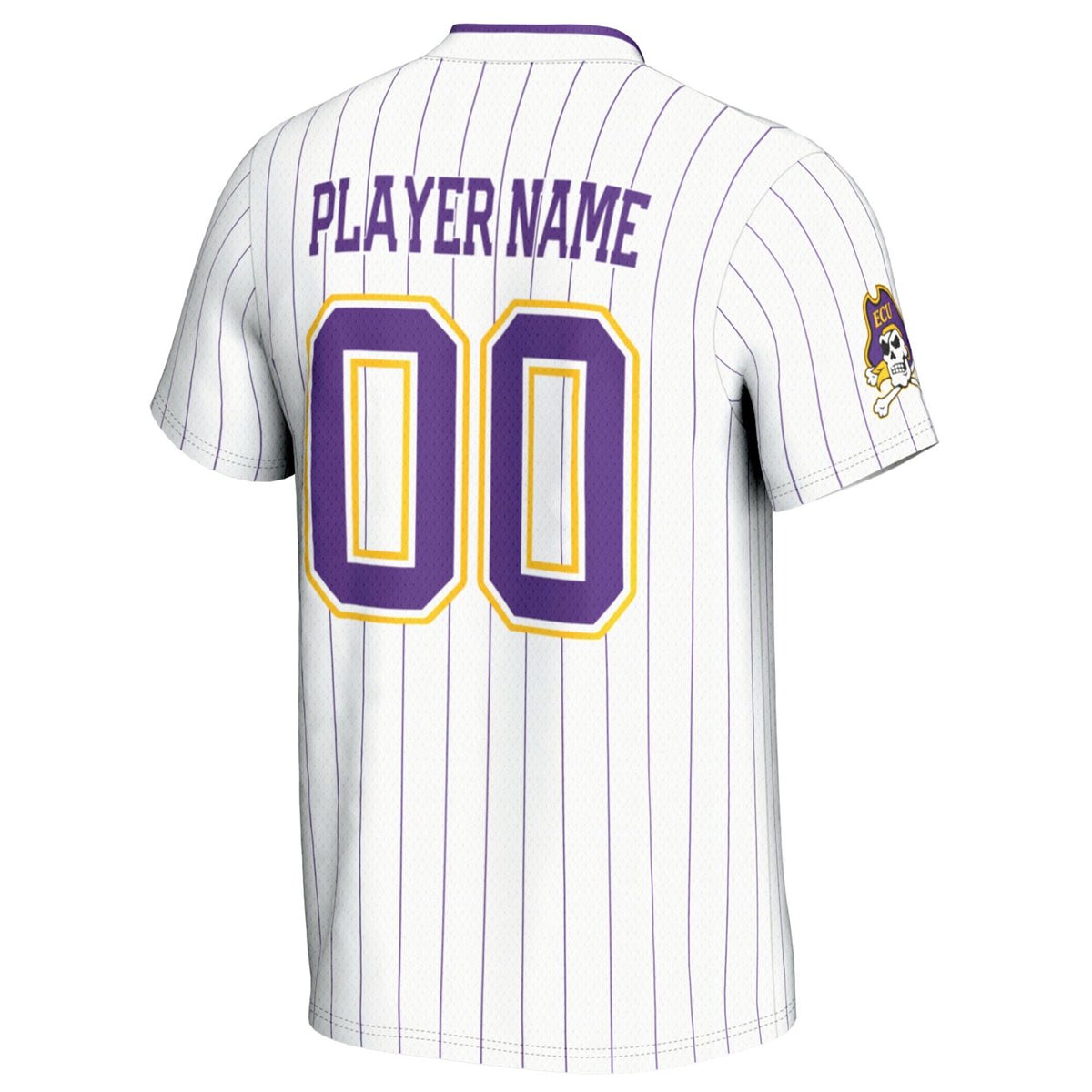 ECU Pirates NIL Pick-A-Player Lightweight Softball Jersey - White
