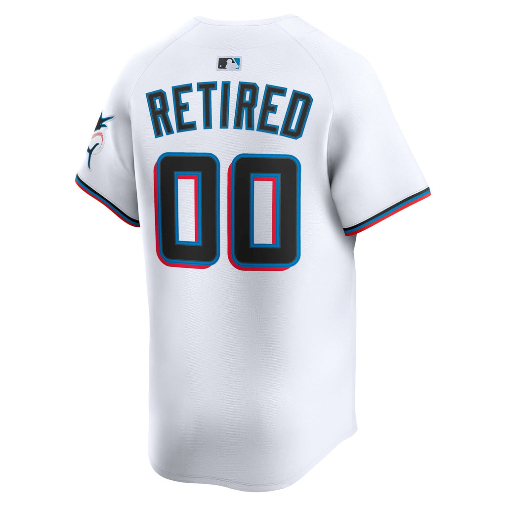 Miami Marlins White Home Limited Pick-A-Player Retired Roster Baseball Jersey