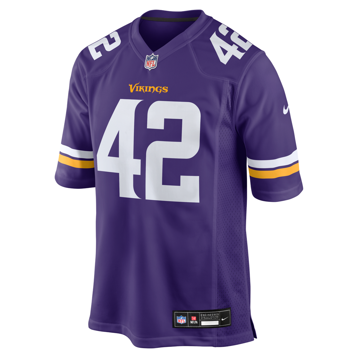 Minnesota Vikings Andrew DePaola Purple Game Football Jersey