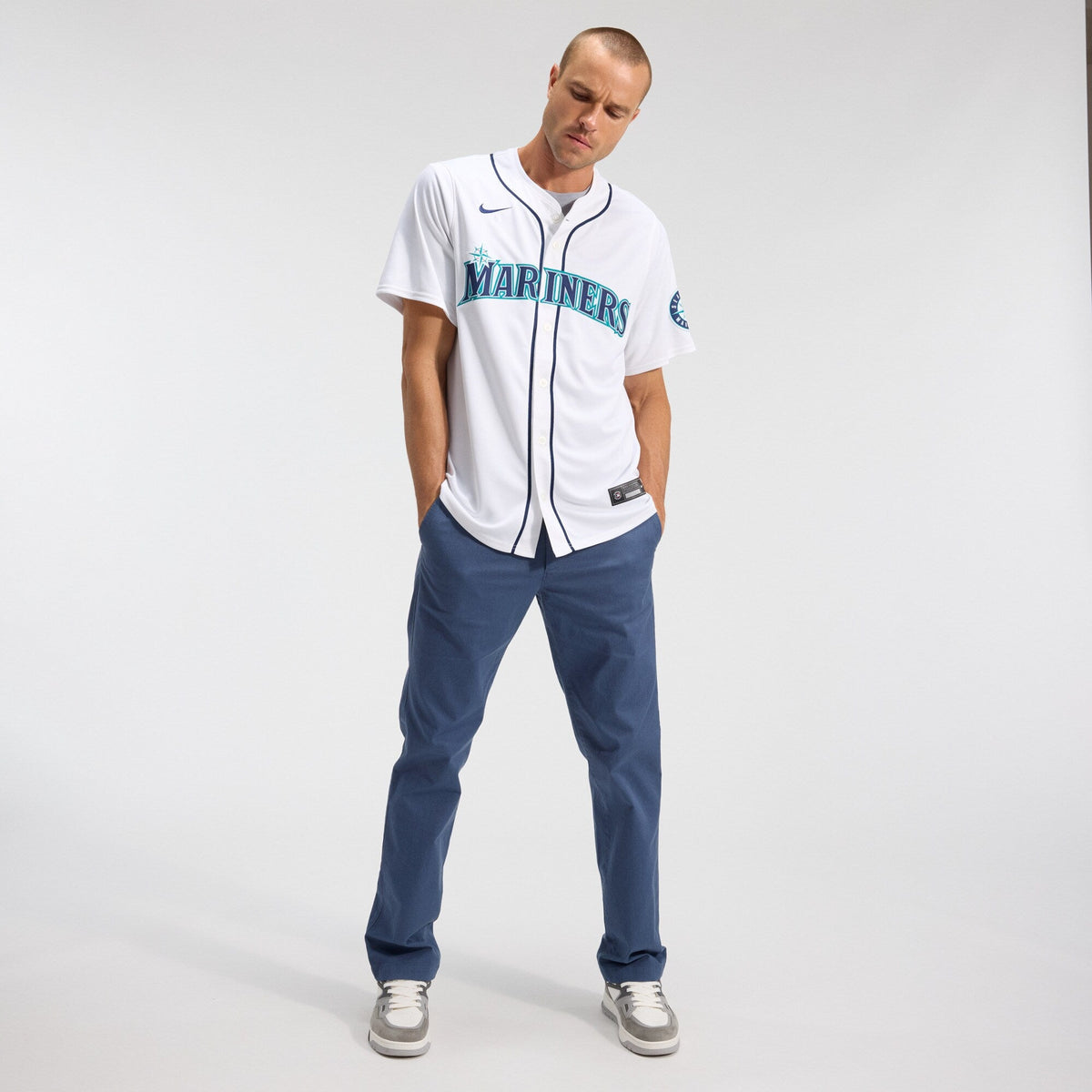 Seattle Mariners Cal Raleigh White Home Limited Player Baseball Jersey