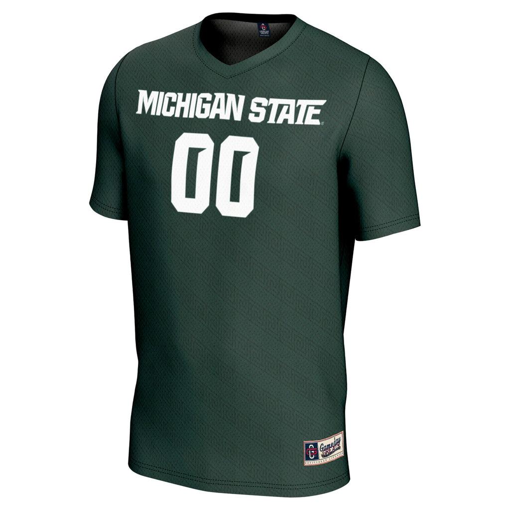 Michigan State Spartans NIL Pick-A-Player Soccer Jersey - Green