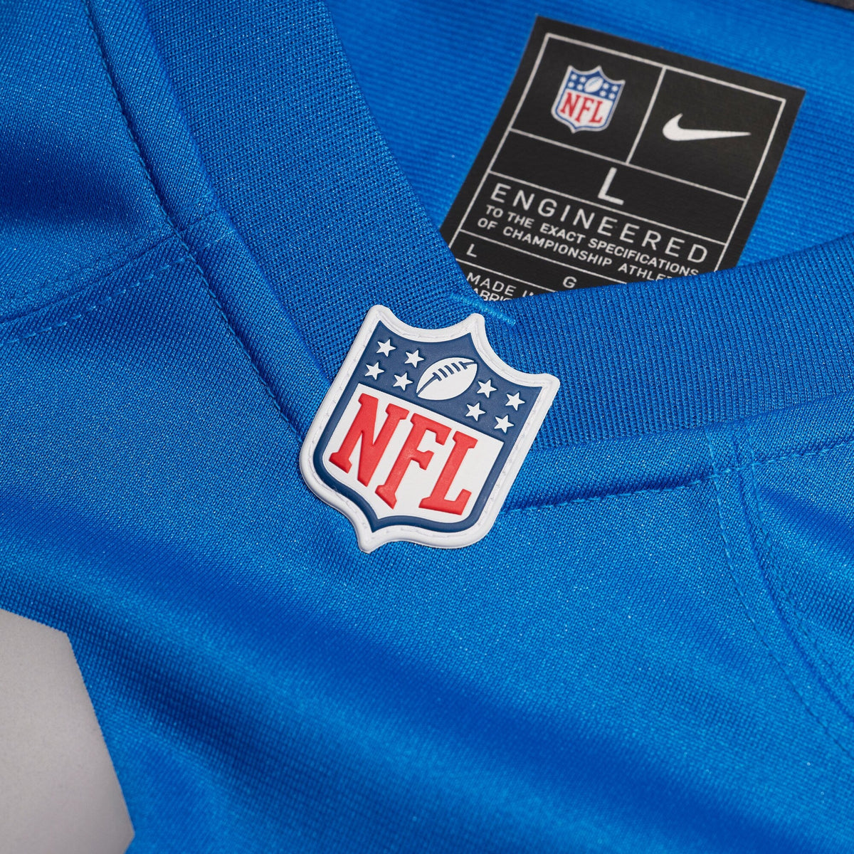 Detroit Lions Sam LaPorta Blue Alternate Game Football Jersey