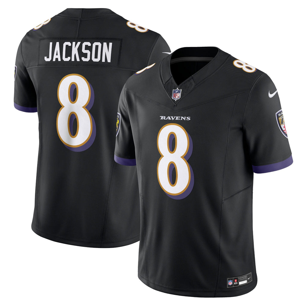 Baltimore Ravens Lamar Jackson Black Vapor F.U.S.E. Limited Football Jersey