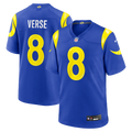 Los Angeles Rams Jared Verse Royal Team Game Player Football Jersey