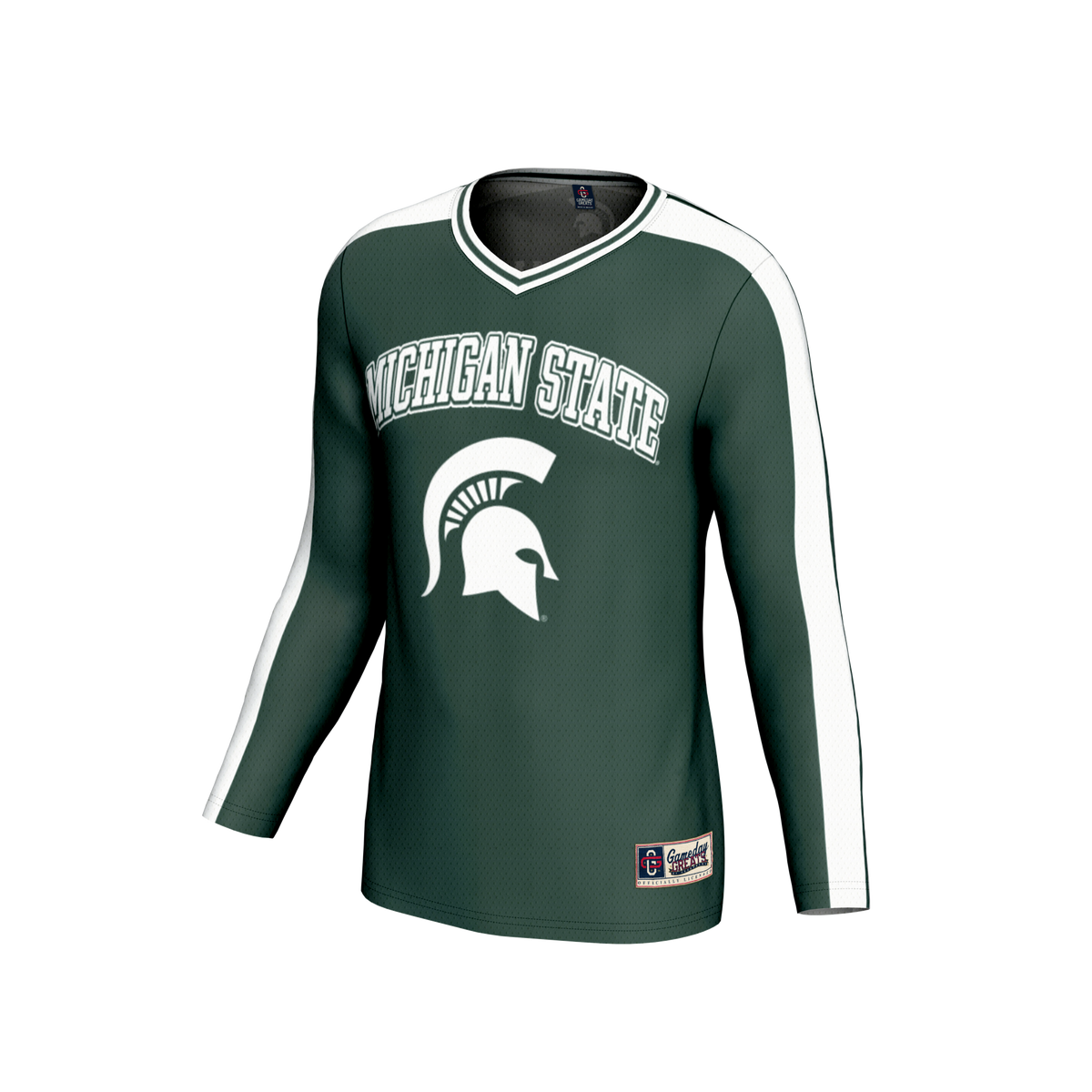 Michigan State Spartans NIL Pick-A-Player Lightweight Collegiate Volleyball Fashion Jersey - Green