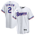 Texas Rangers Marcus Semien White Home Replica Player Baseball Jersey