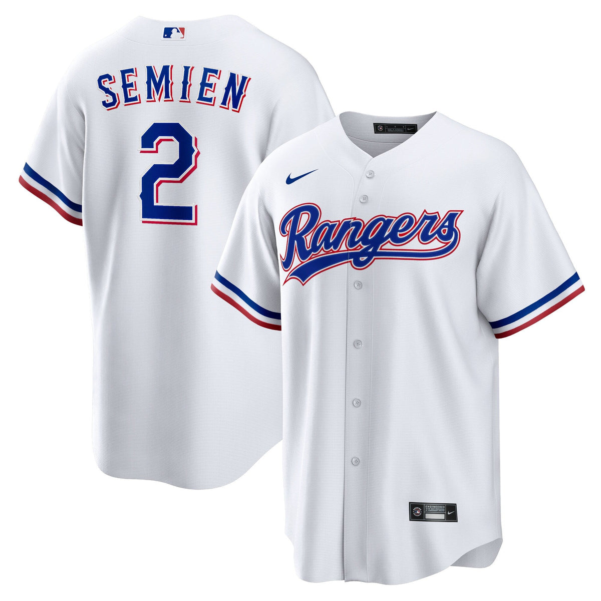 Texas Rangers Marcus Semien White Home Replica Player Baseball Jersey