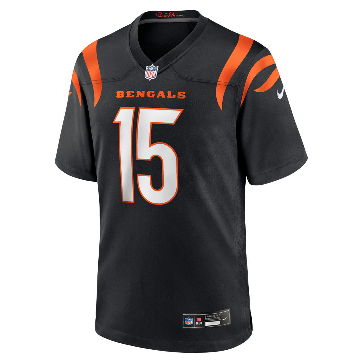 Cincinnati Bengals Charlie Jones Black Team Game Football Jersey