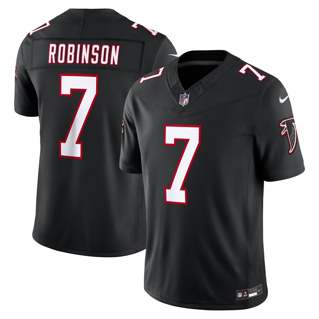 Atlanta Falcons Bijan Robinson Black Alternate Throwback Vapor F.U.S.E. Stitched Limited Football Jersey