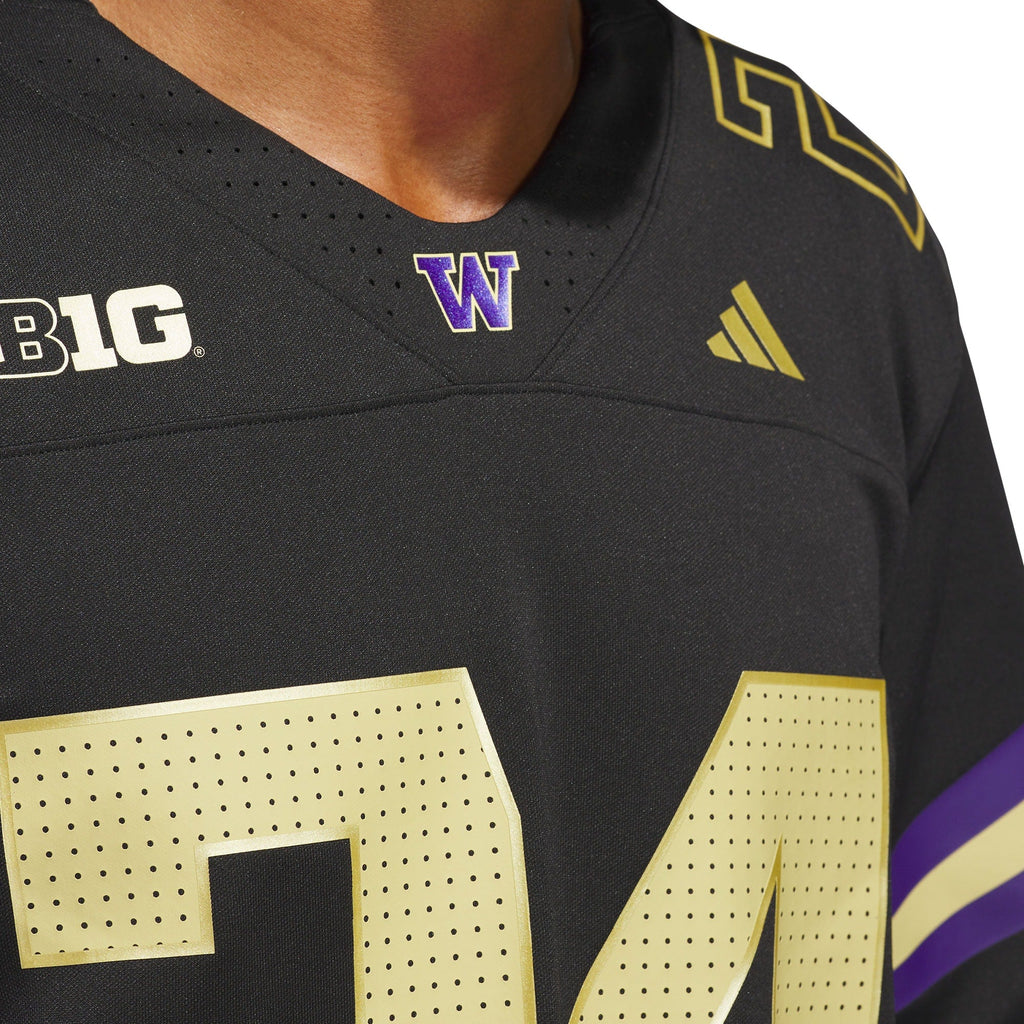 #24 Black Washington Huskies Alternate Premier Strategy Jersey