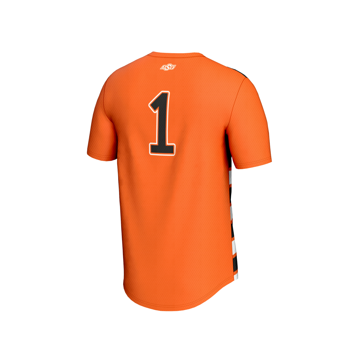 Oklahoma State Cowboys Lightweight Collegiate #1 Soccer Fashion Jersey - Orange