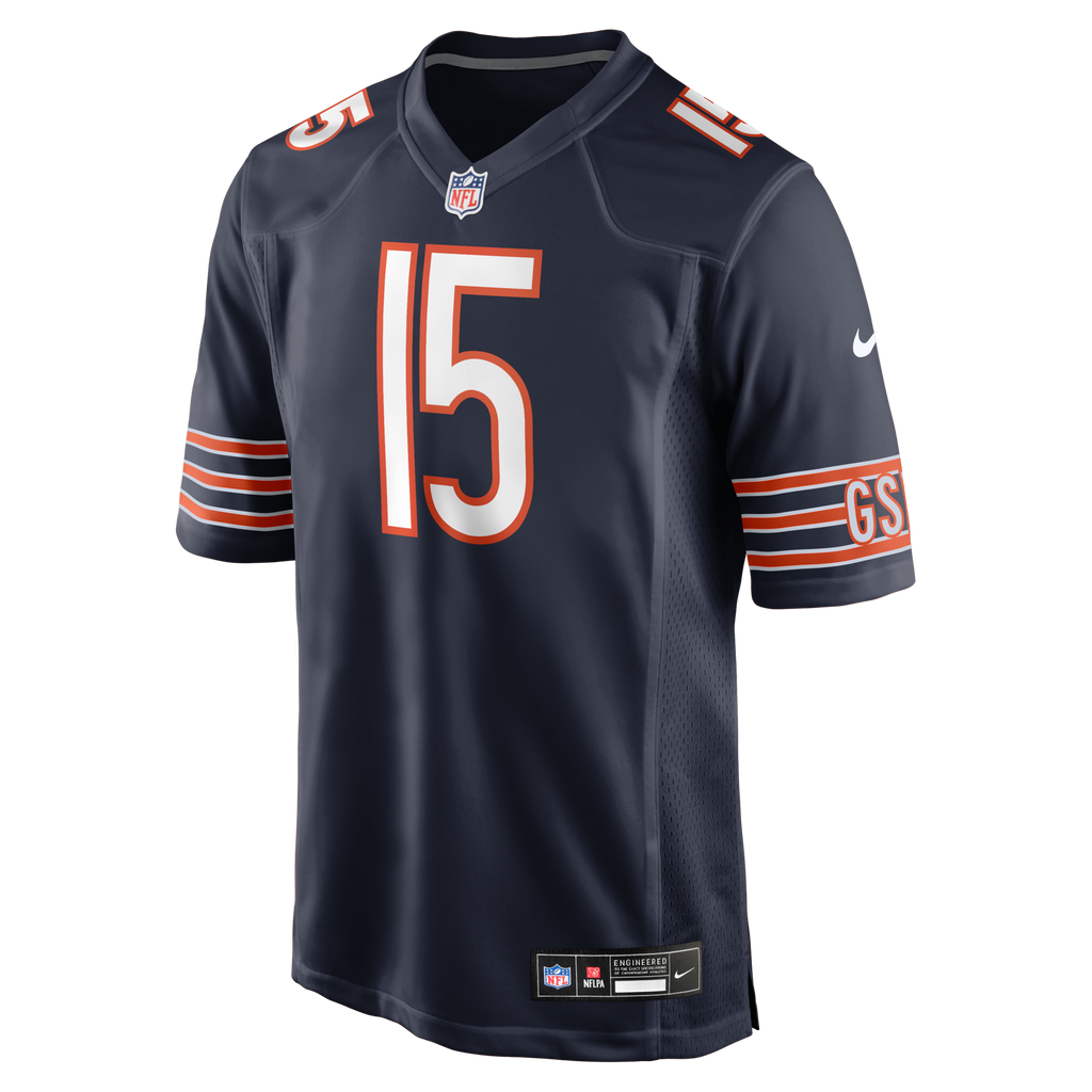 Chicago Bears Rome Odunze Navy Player Game Football Jersey