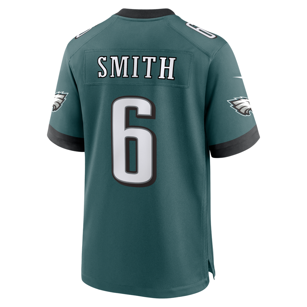 Philadelphia Eagles DeVonta Smith Midnight Green Team Game Football Jersey