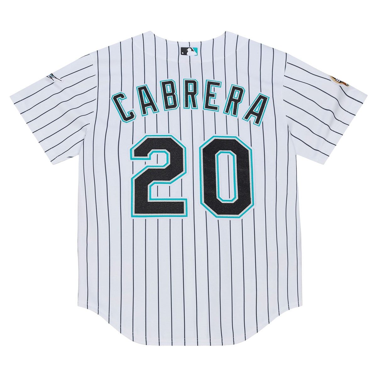 Florida Marlins Miguel Cabrera White 2003 Cooperstown Collection Baseball Jersey