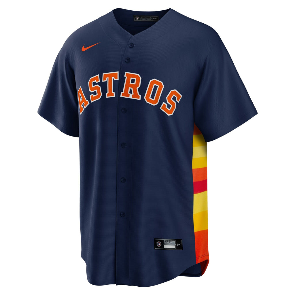 Houston Astros Jose Altuve Navy Alternate 2 Replica Baseball Jersey