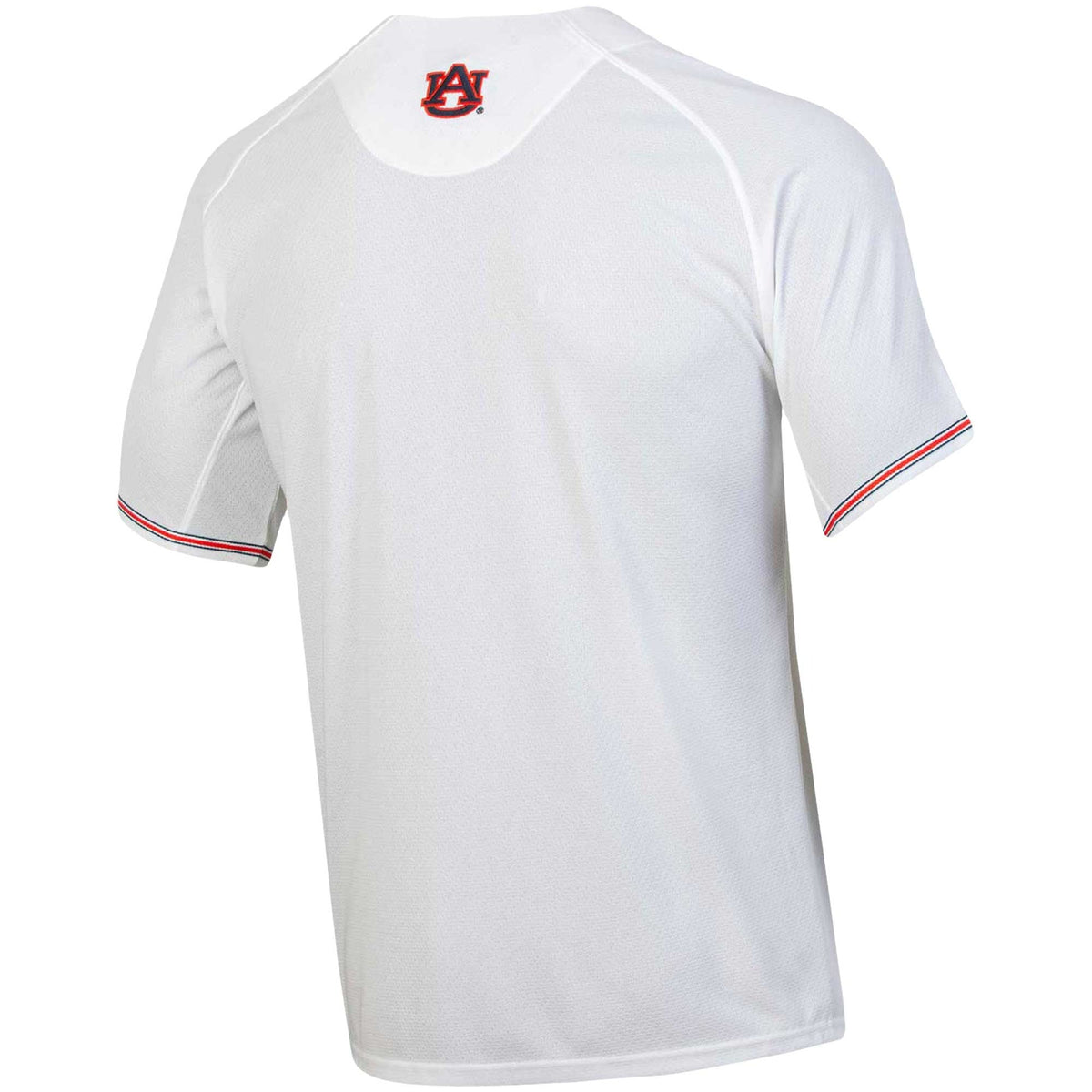 Auburn Tigers Softball Button-Up V-Neck Jersey - White