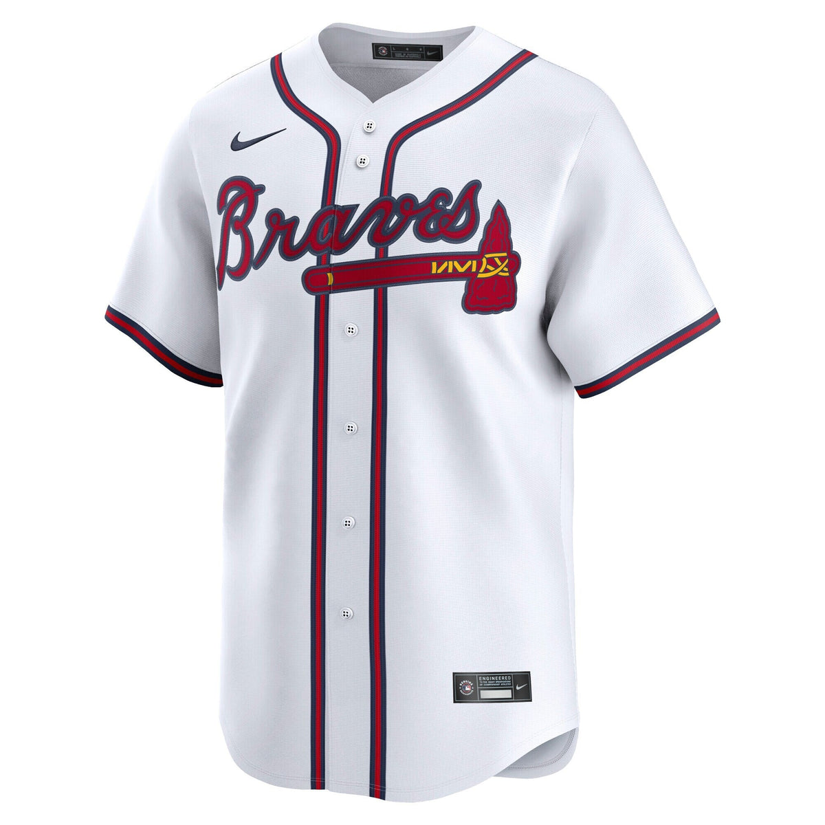 Atlanta Braves White Home Limited Baseball Jersey