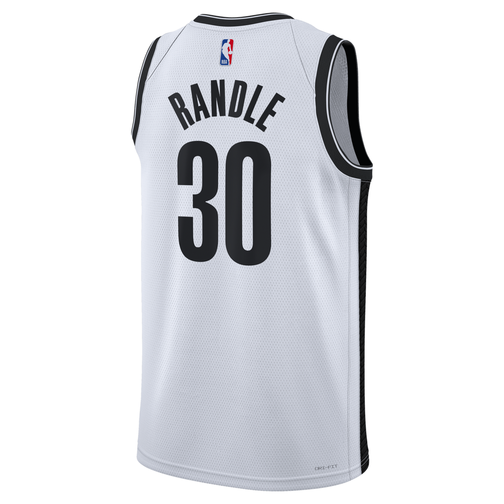 Brooklyn Nets Association Edition Swingman Jersey - White - Julius Randle