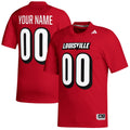 Louisville Cardinals Custom Replica Football Jersey - Red