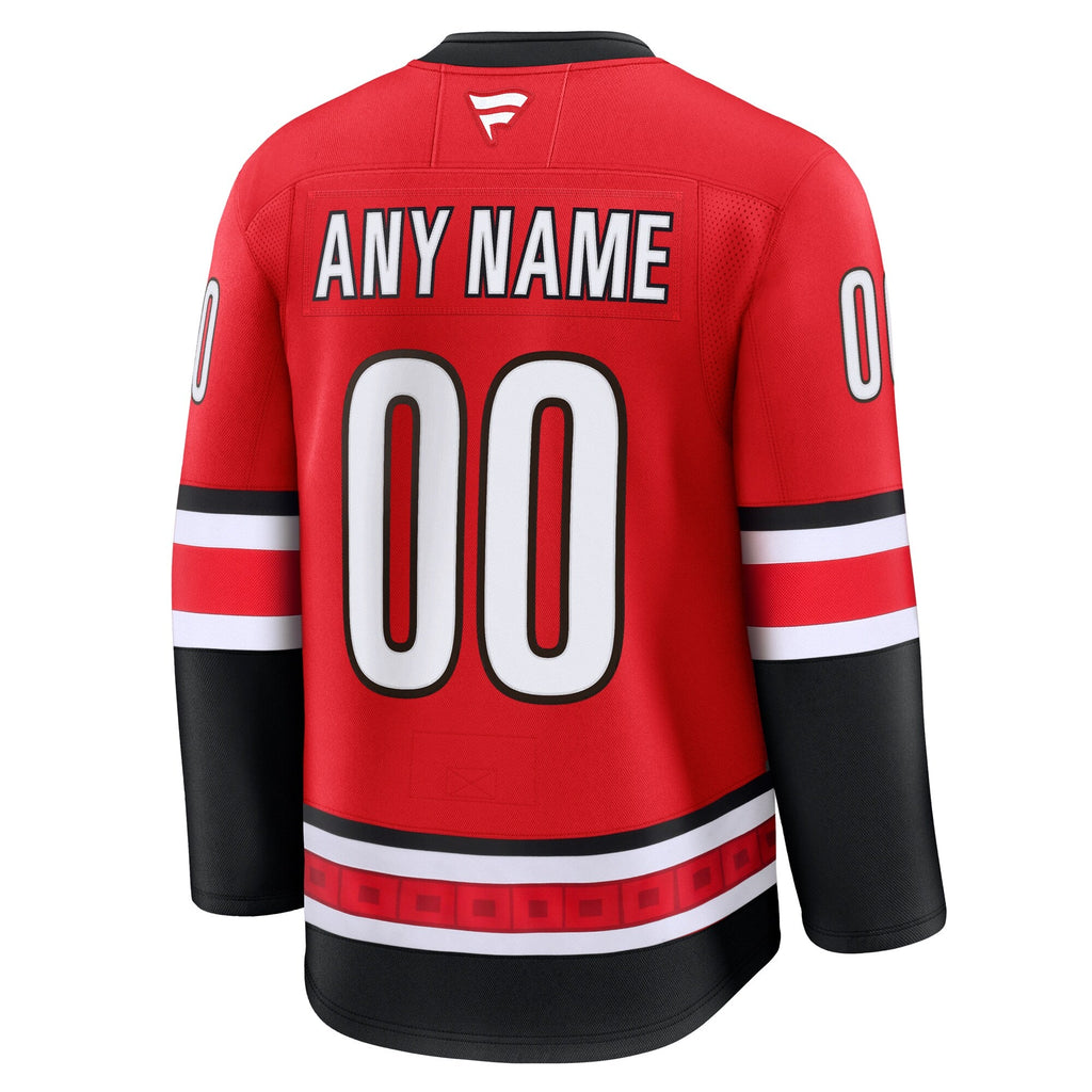 Carolina Hurricanes Red Alternate Premium Custom Jersey
