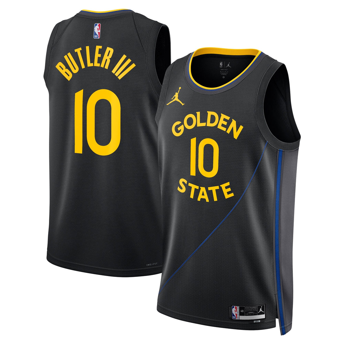 Golden State Warriors 2024/25 Statement Edition Swingman Jersey - Black - Jimmy Butler III