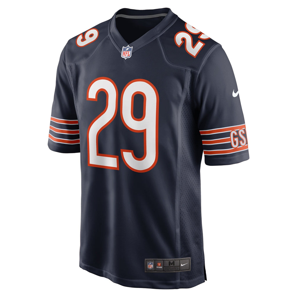 Chicago Bears Tyrique Stevenson Navy Game Football Jersey