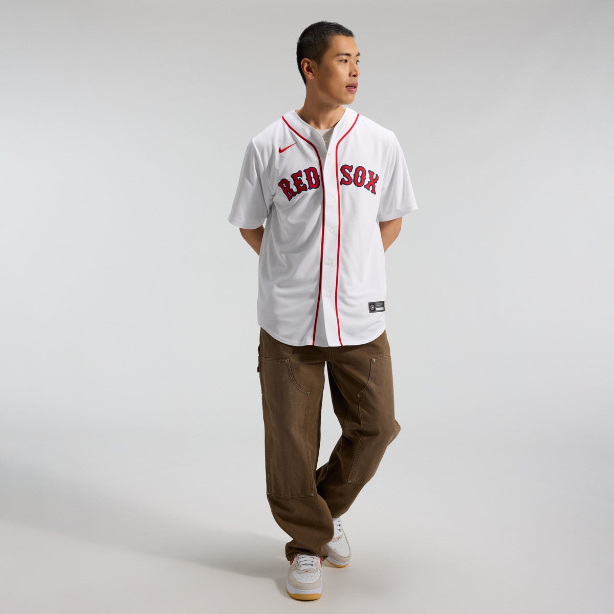 Boston Red Sox Roman Anthony White Home Replica Baseball Jersey