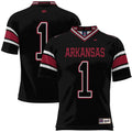 #1 Black Arkansas Razorbacks Football Jersey