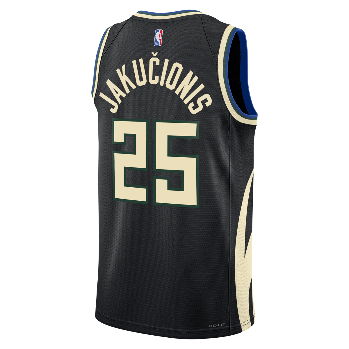 Milwaukee Bucks Statement Edition Swingman Jersey - Hunter Green - Kasparas Jakučionis