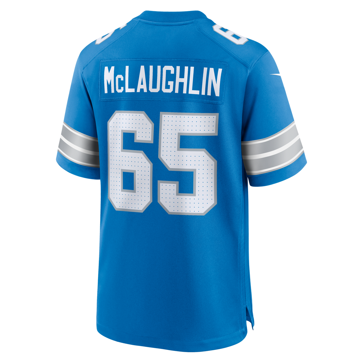 Detroit Lions Seth McLaughlin Blue Team Game Football Jersey