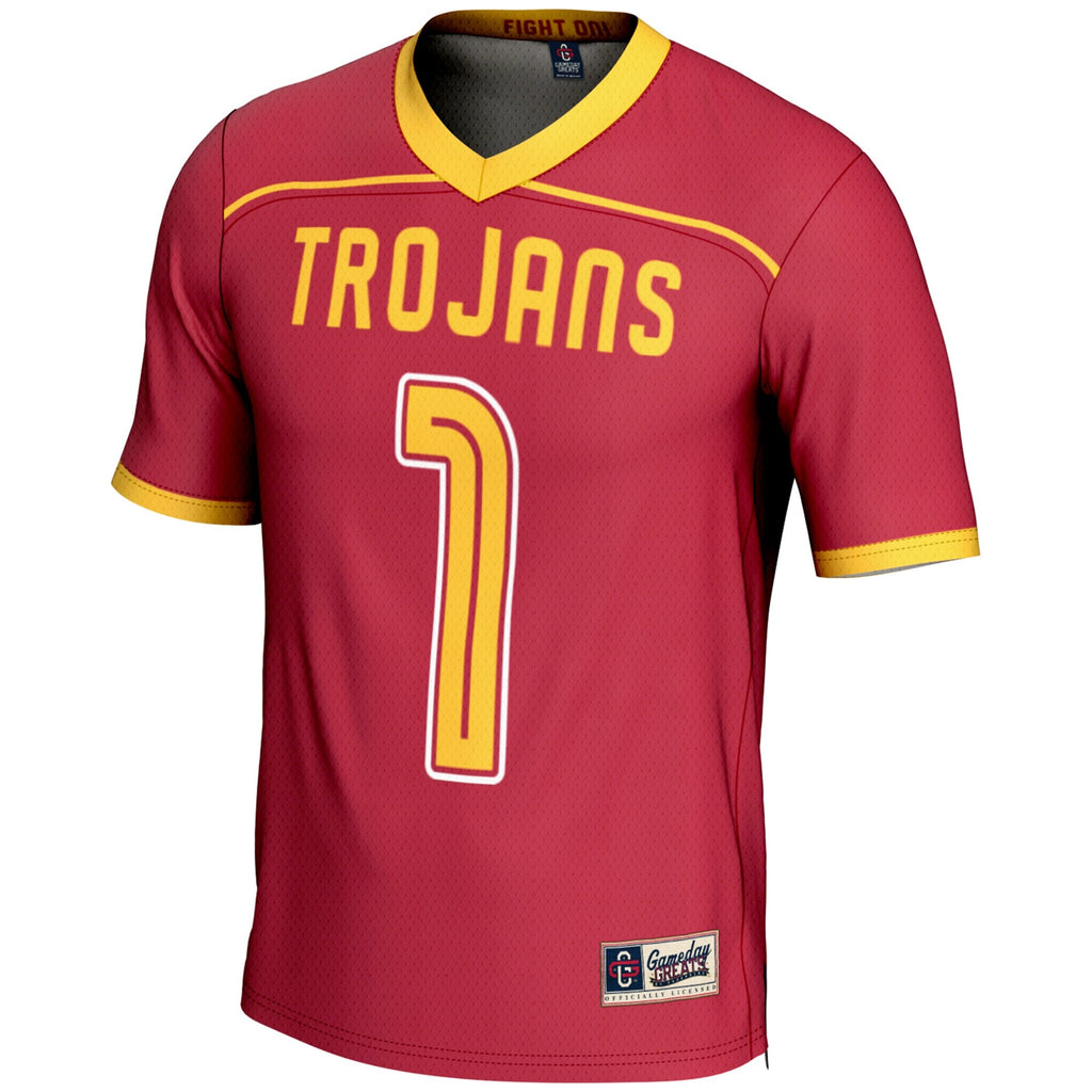 USC Trojans #1 Lightweight Lacrosse Jersey - Cardinal