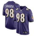 Baltimore Ravens Tony Siragusa Purple Game Retired Player Football Jersey