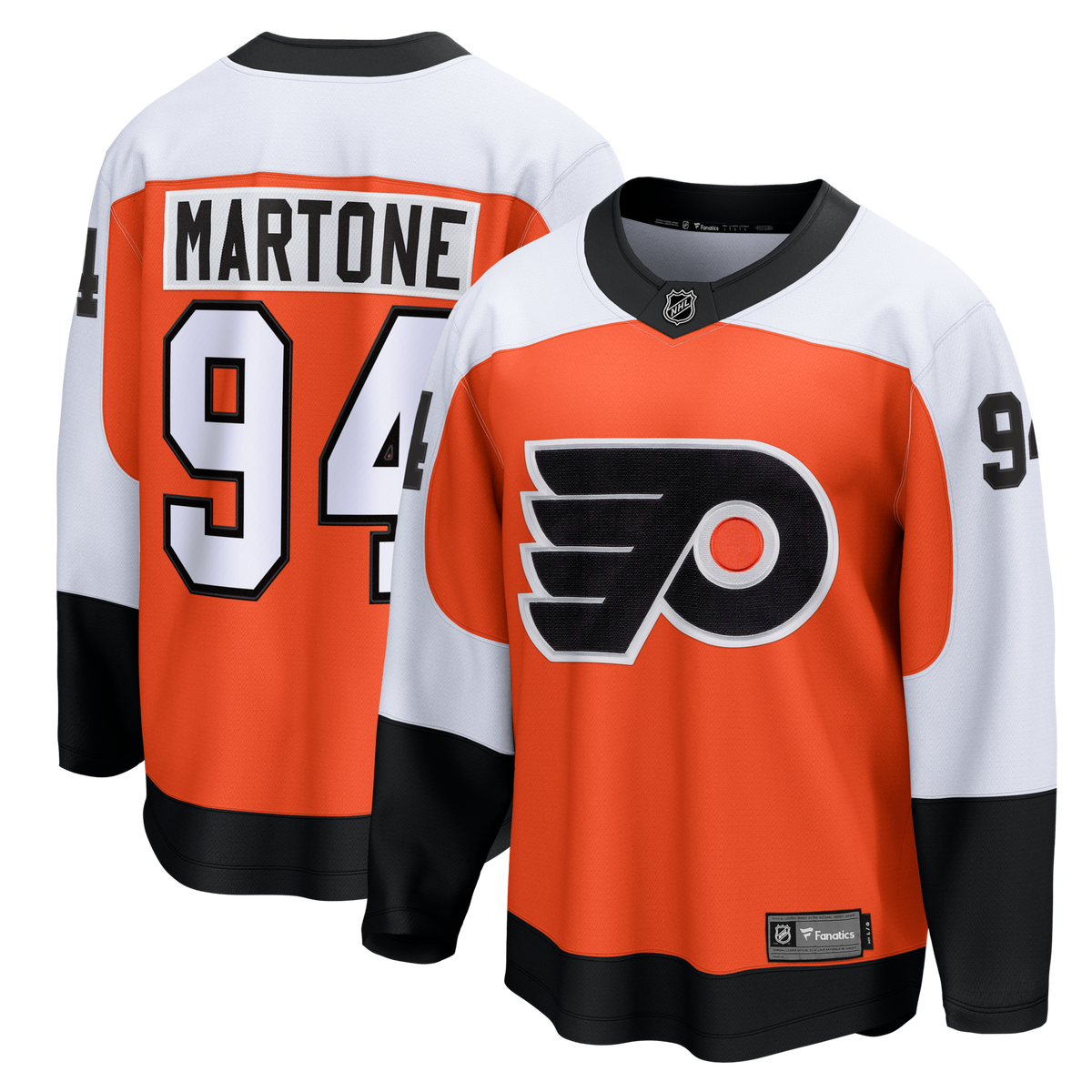 Philadelphia Flyers Porter Martone Orange Breakaway Hockey Jersey
