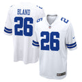 Dallas Cowboys DaRon Bland White Game Football Jersey