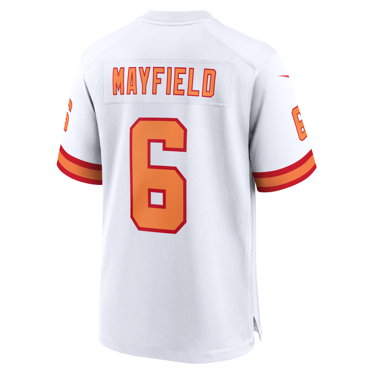 '76 Tampa Bay Buccaneers Baker Mayfield White Player Game Football Jersey
