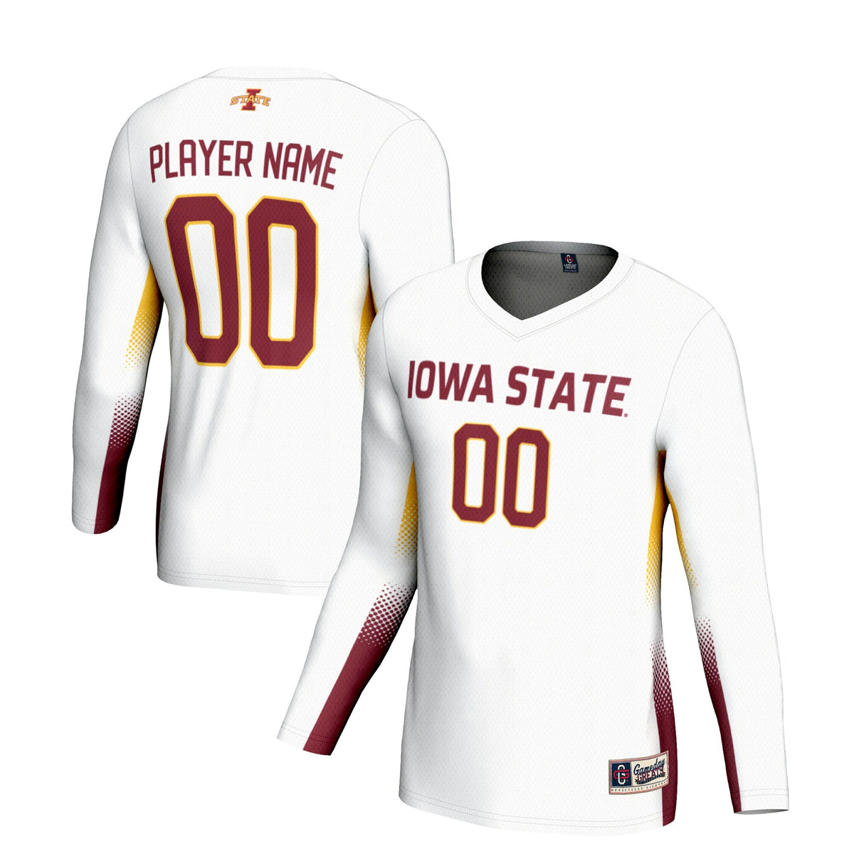 Iowa State Cyclones NIL Lightweight Volleyball Jersey - White