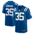 Indianapolis Colts Johnathan Edwards Royal Team Game Football Jersey