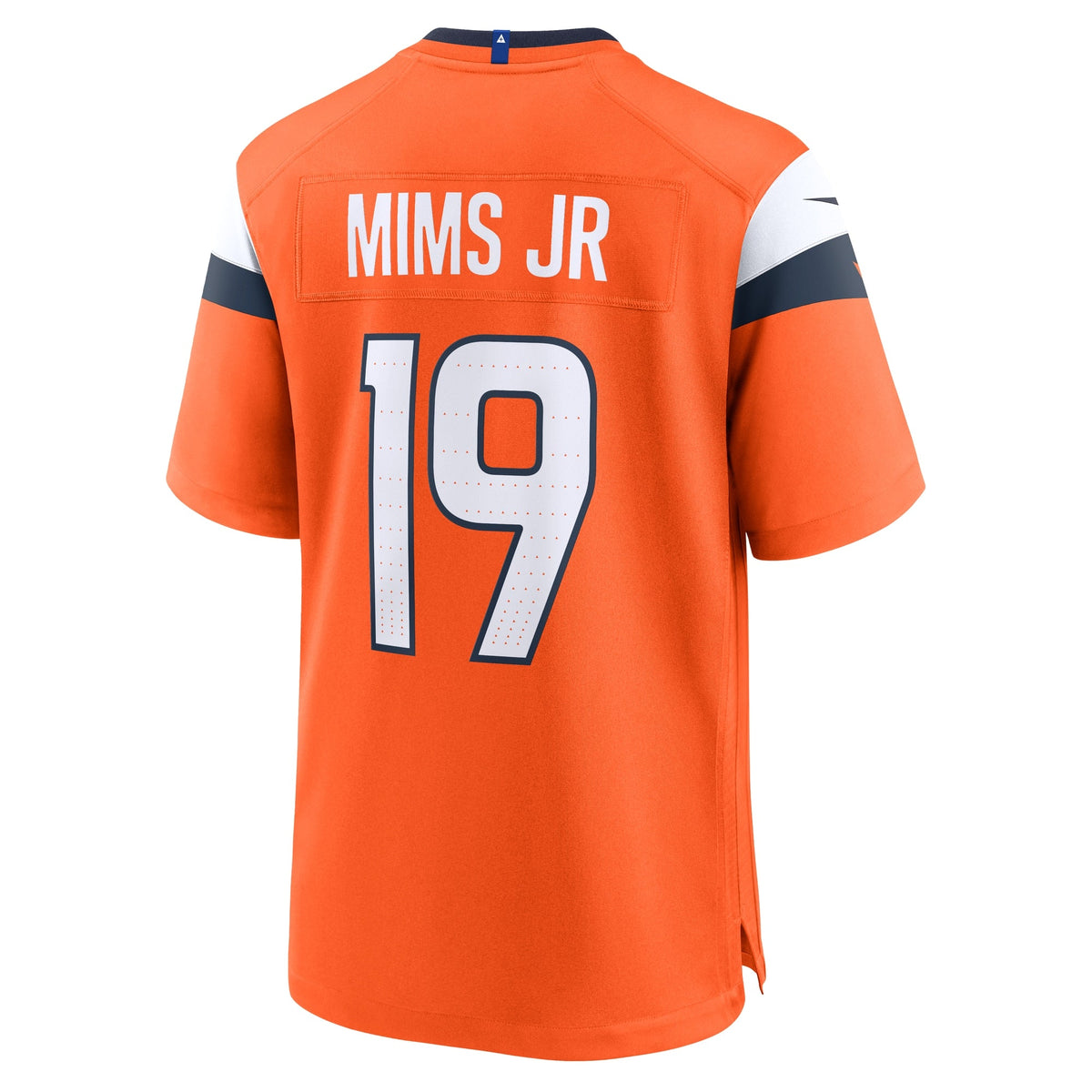 Denver Broncos Marvin Mims Jr Orange Team Game Football Jersey