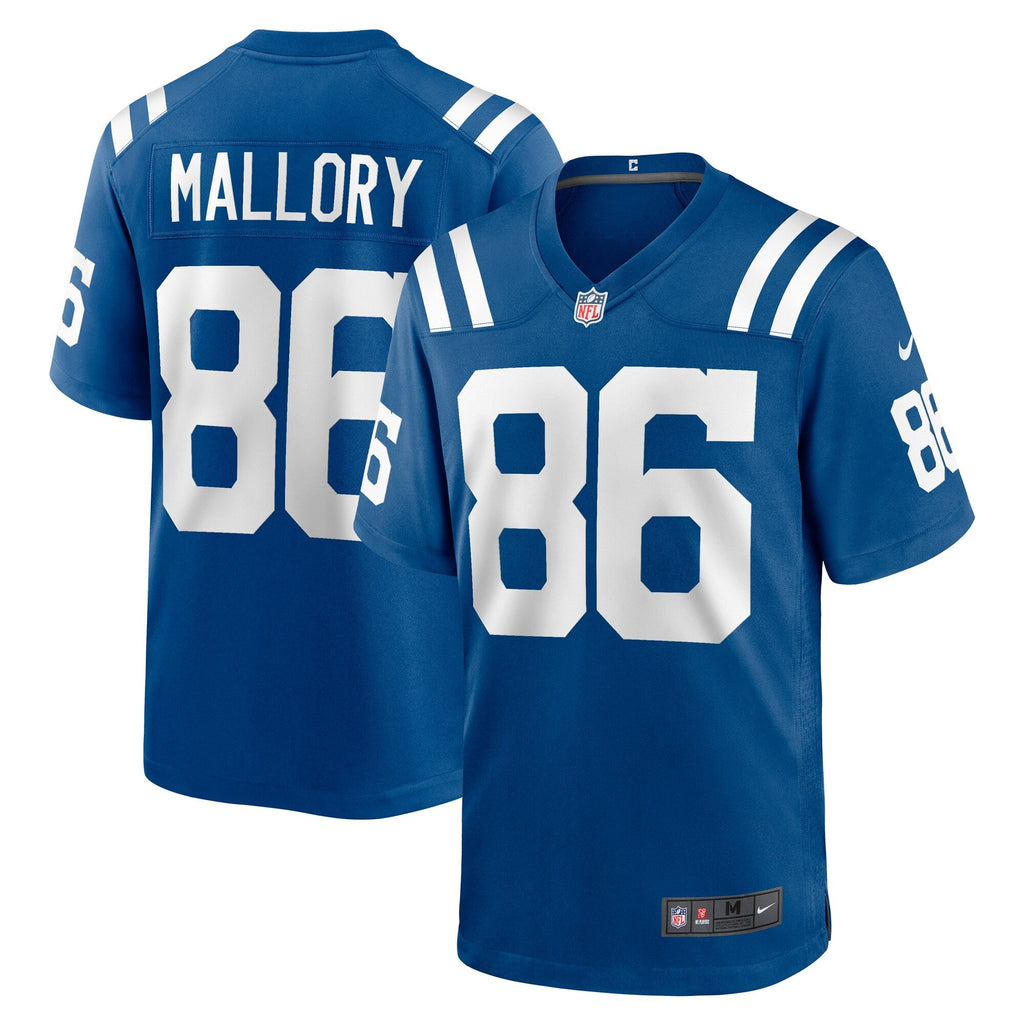 Indianapolis Colts Will Mallory Royal Team Game Football Jersey