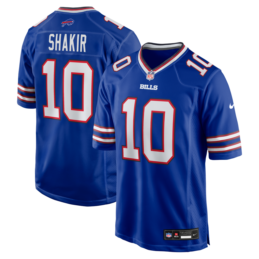 Buffalo Bills Khalil Shakir Royal Game Football Jersey